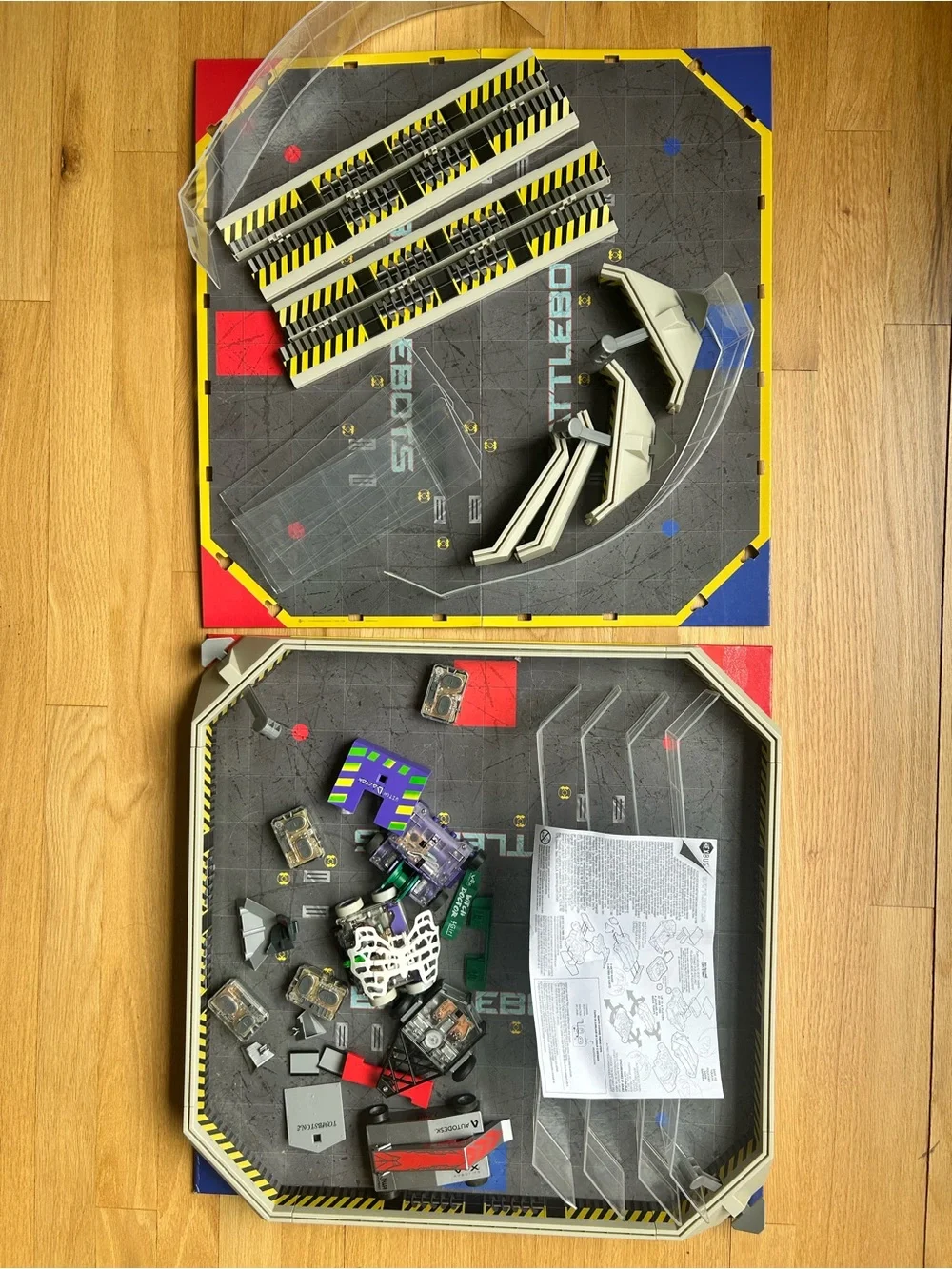 HEXBUG BattleBots Arena Witch Doctor & Bronco Set Used Lot For Parts Untested